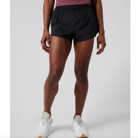 Athleta Hustle 3" Short Black - Picture 1 of 10